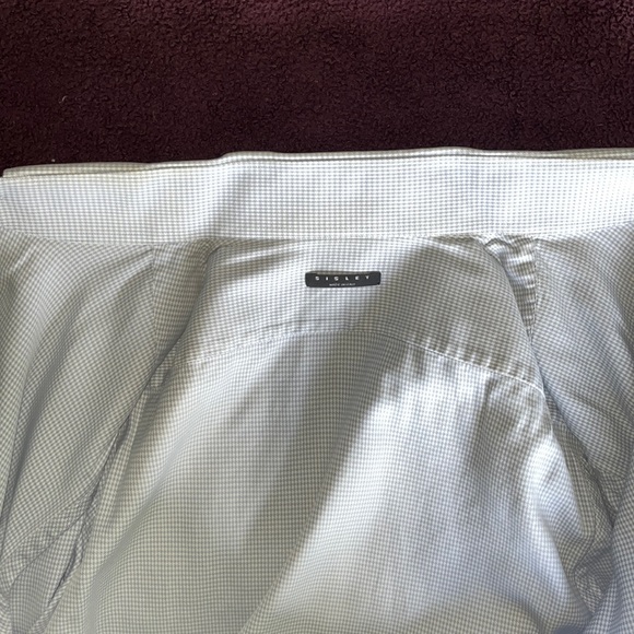 Sisley- Vintage Button Down Dress Shirt with Barrell Cuff 16.5/34 MADE in Italy - Picture 6 of 11